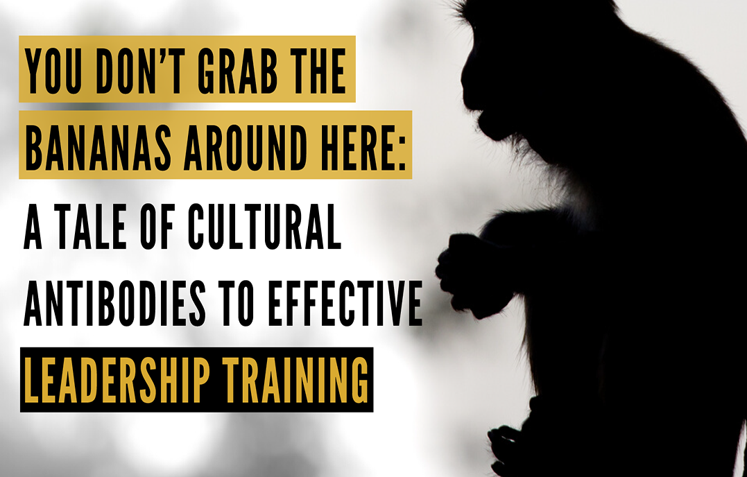 You Don’t Grab the Bananas Around Here: A Tale of Cultural Antibodies to Effective Leadership Training