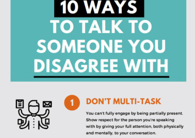 [Infographic]: 10 Ways to Talk to Someone You Disagree With