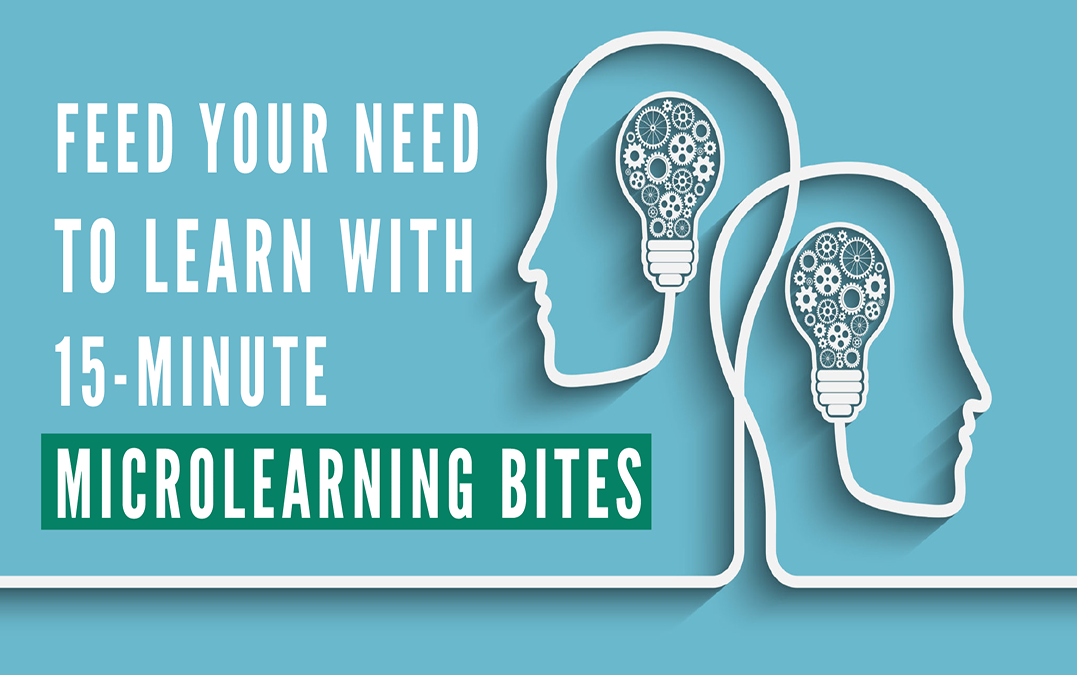 Feed Your Need to Learn with 15-Minute Microlearning Bites